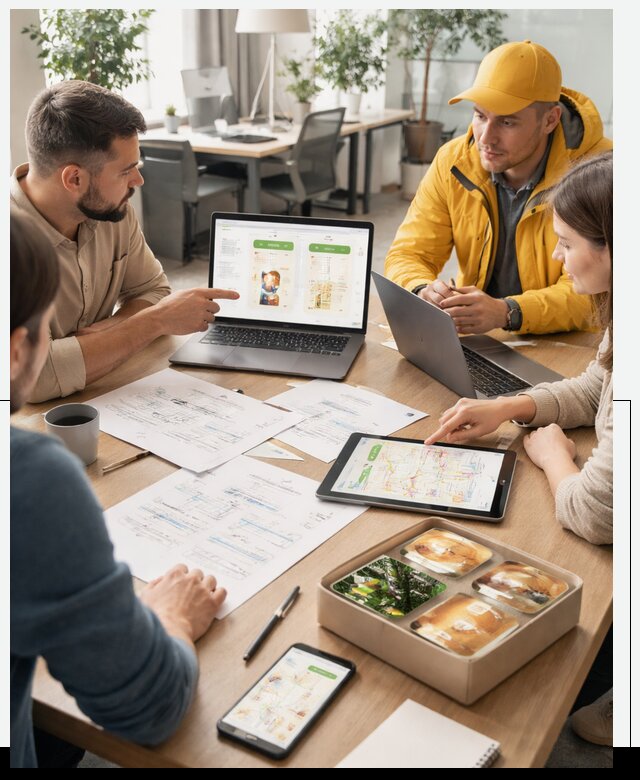 Разработка агрегатора доставки еды в Грозном от 15392 р., АвикейГрз