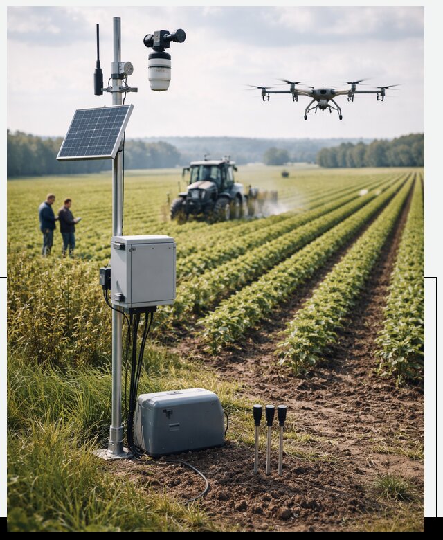 Разработка IoT мониторинга полей в Грозном от 8722 р. | АвикейГрз